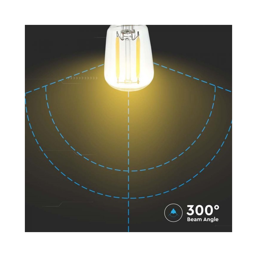 Bec LED Filament ST26 E14/2W/230V 3000K