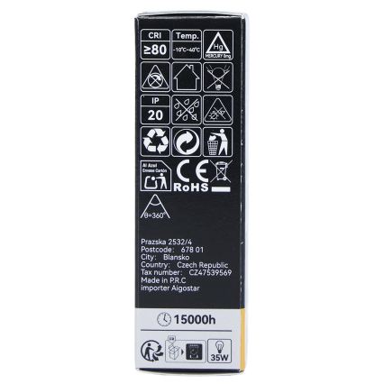 Bec LED FILAMENT T25 E14/4W/230V 3000K - BRILAGI