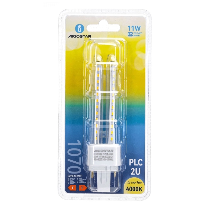 Bec LED G24D-3/11W/230V 4000K Aigostar