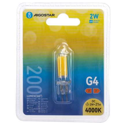 Bec LED G4/2W/12V 4000K - Aigostar