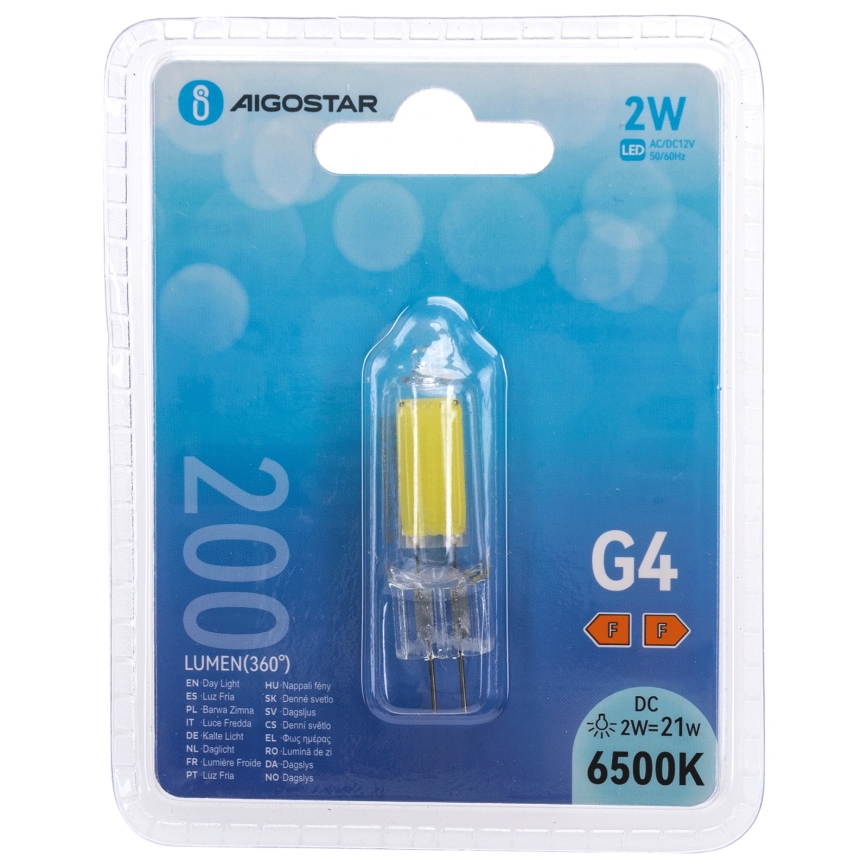 Bec LED G4/2W/12V 6500K - Aigostar