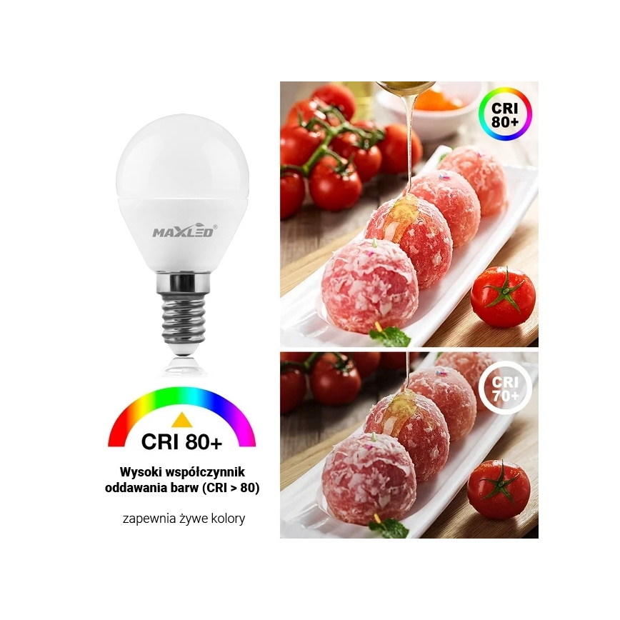 Bec LED G45 E14/7W/230V 4000K