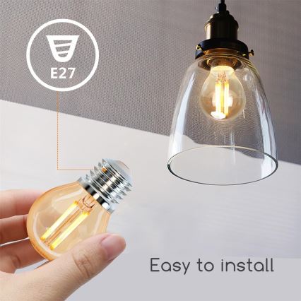 Bec LED G45 E27/4W/230V 2200K Aigostar