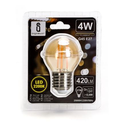 Bec LED G45 E27/4W/230V 2200K Aigostar