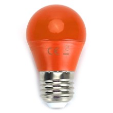 Bec LED G45 E27/4W/230V portocaliu Aigostar 100003OGE