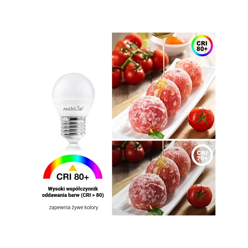 Bec LED G45 E27/8W/230V 4000K