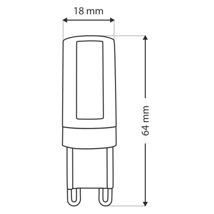 Bec LED G9/10W/230V 4200K