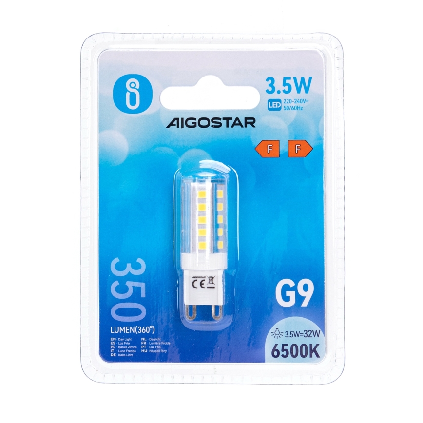 Bec LED G9, 3,5W, 230V, 6500K - Aigostar