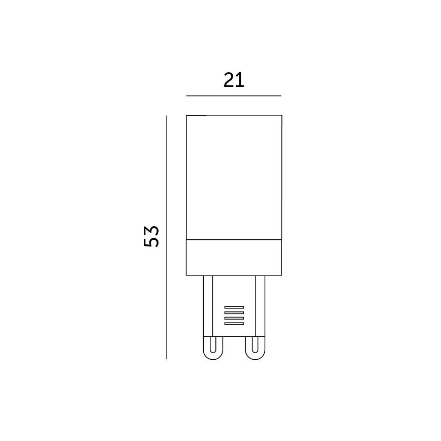 Bec LED G9/3W/230V 4000K 100°