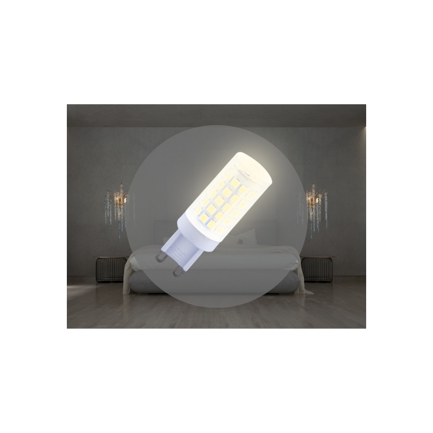 Bec LED G9, 4,6 W, 230 V, 2800 K