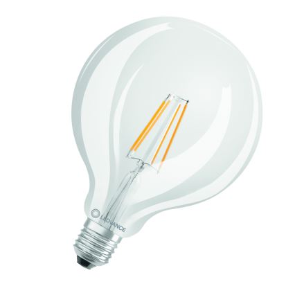 Bec LED Globe Classic cu filament G125 E27, 4W, 230V, 2700K - Ledvance