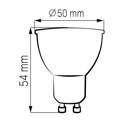 Bec LED GU10/4,5W/230V 4000K