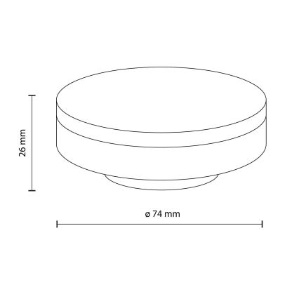 Bec LED GX53, 8W, 230V, 4000K