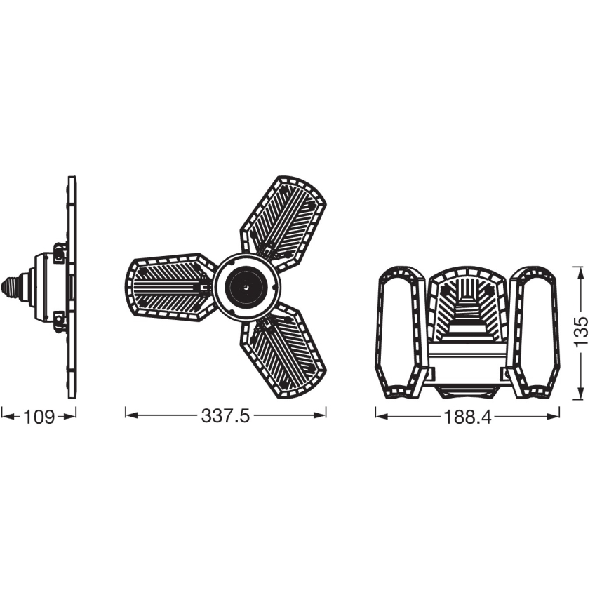 Bec LED HIGHBAY E27/40W/230V 4000K - Osram
