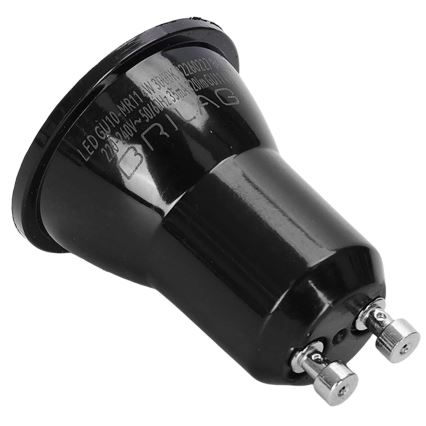 Bec LED MR11 GU10/4W/230V 3000K negru - BRILAGI