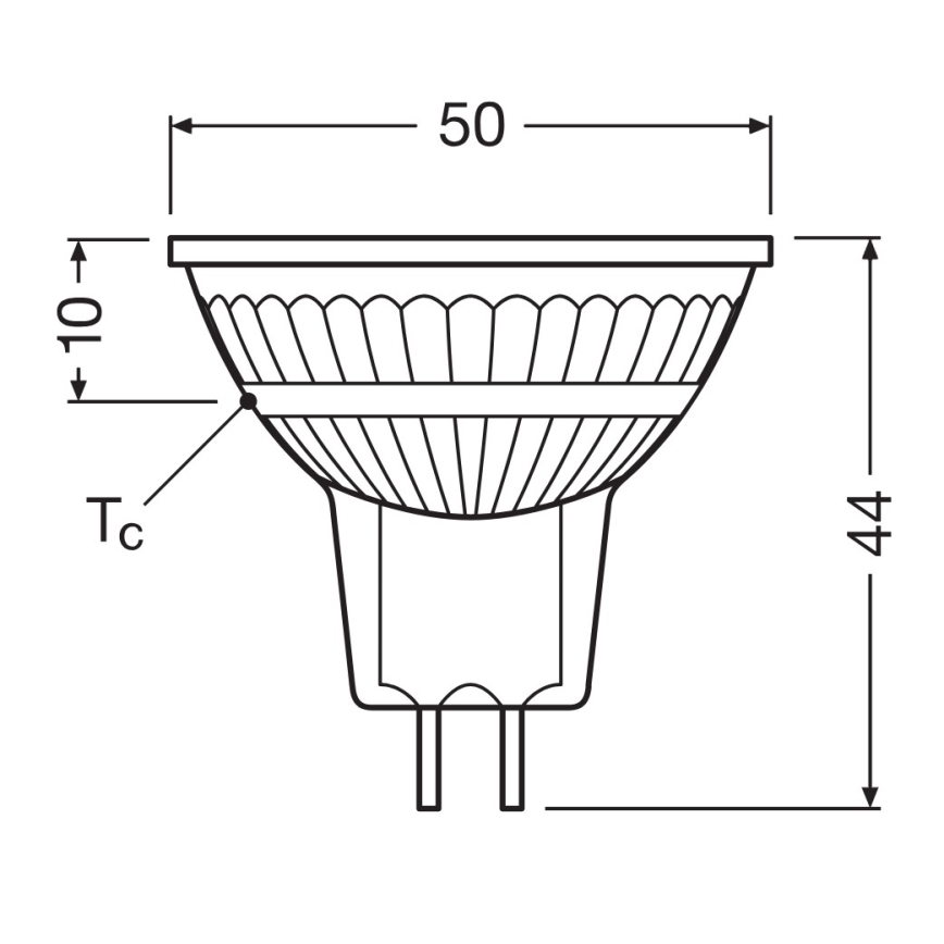 Bec LED MR16 dimabil GU5,3/5W/12V 4000K 36° CRI 90 - Osram