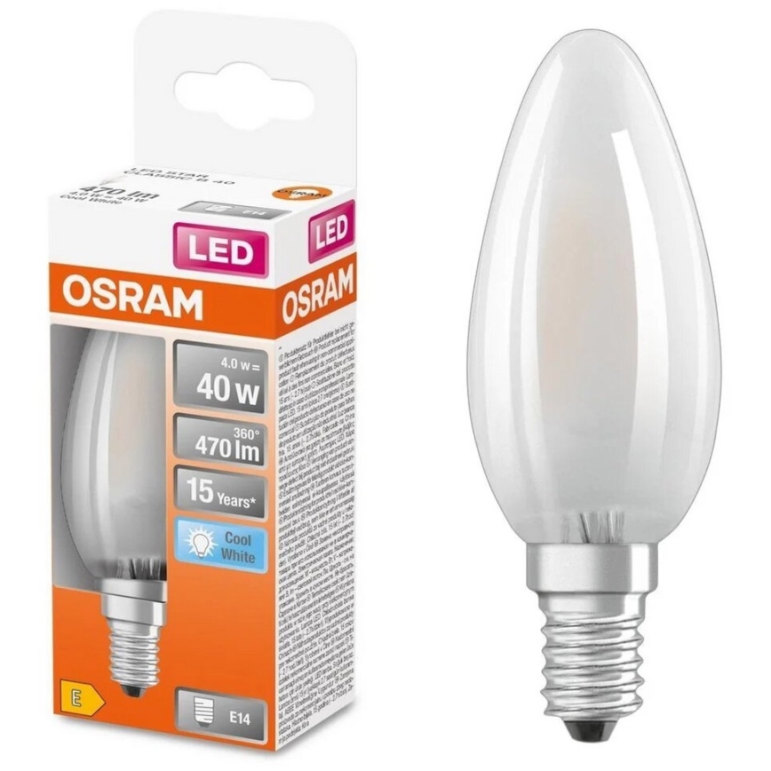 Bec LED Osram Bulb STAR B40 E14/4W/230V 4000K