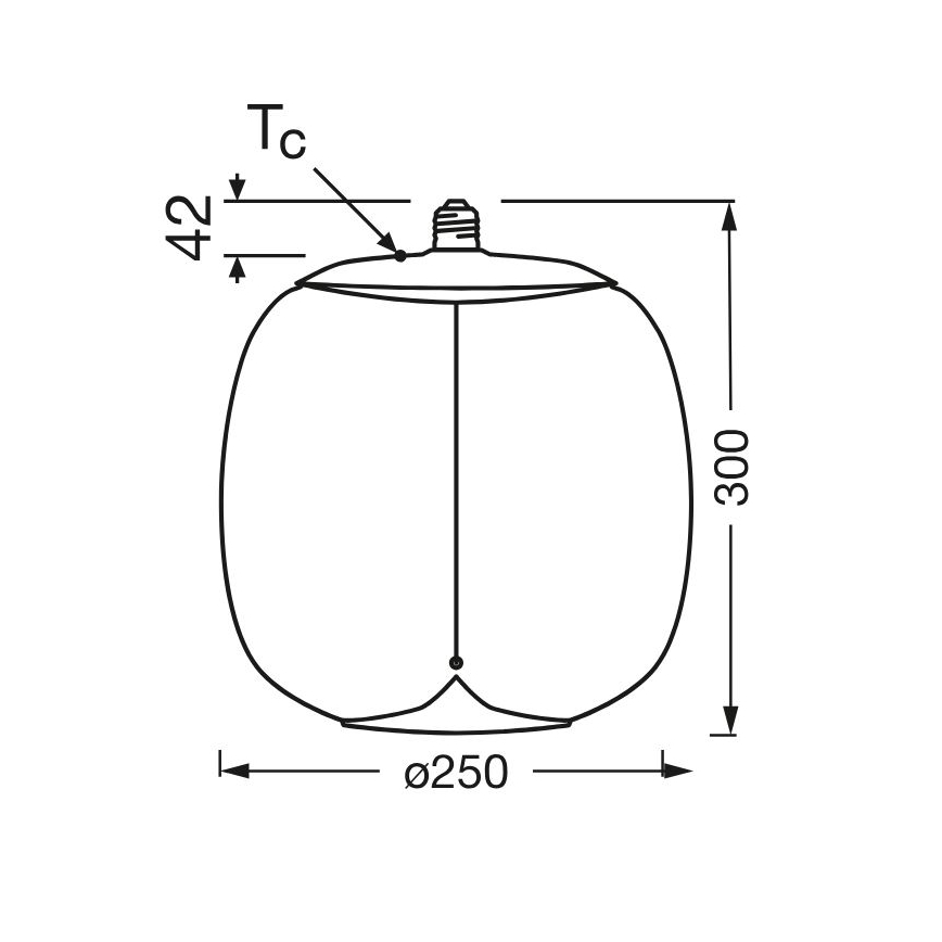 Bec LED Osram VINTAGE FILAMENT E27/3,4W/230V 2700K