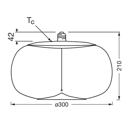 Bec LED Osram VINTAGE FILAMENT E27/4W/230V 1800K fumuriu