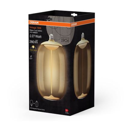 Bec LED Osram VINTAGE FILAMENT E27/4W/230V 2700K