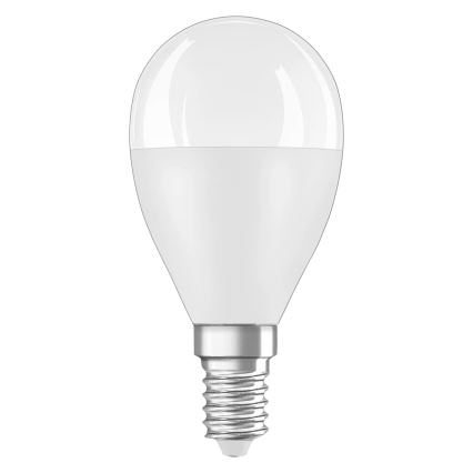 Bec LED P45 din plastic reciclat, soclu E14, 7,5 W, 230 V, 2700 K - Osram