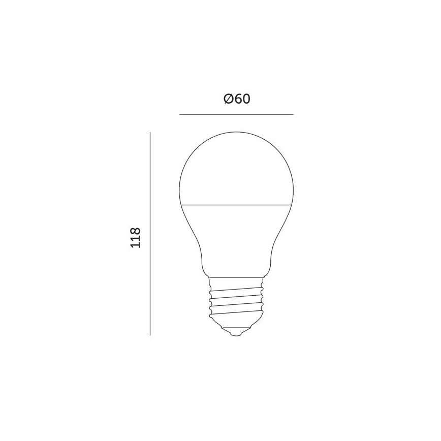 Bec LED pentru creșterea plantelor PLANTY E27/11W/230V 1200K alb