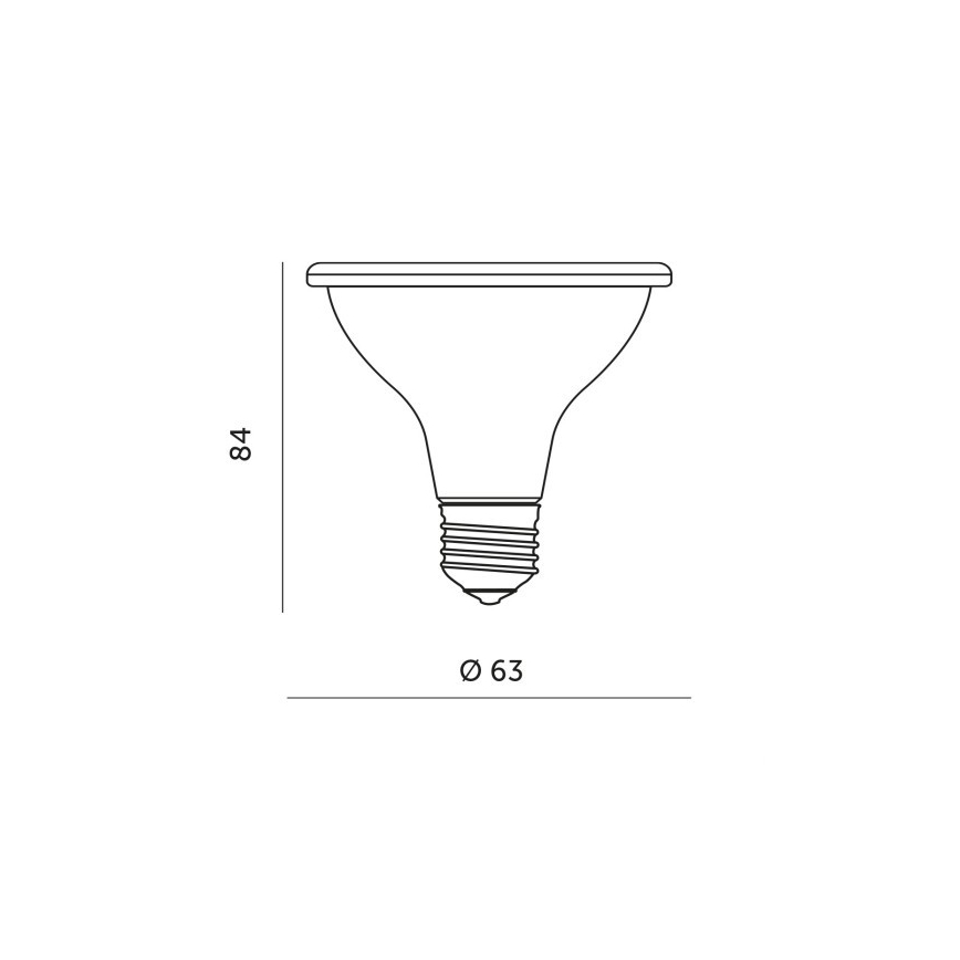 Bec LED pentru creșterea plantelor PLANTY E27/7W/230V 1200K alb
