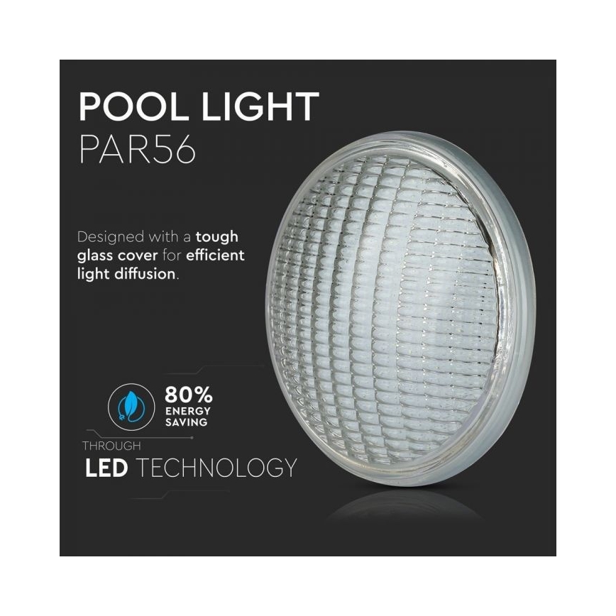 Bec LED pentru piscină LED/8W/12V IP68 6400K