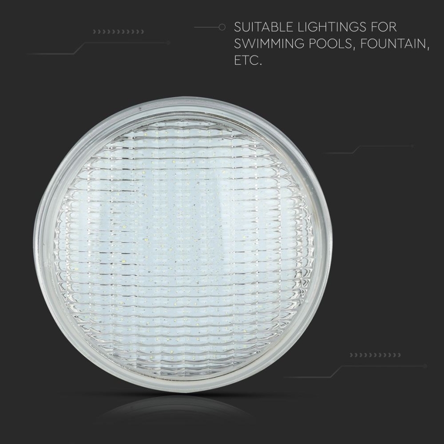 Bec LED pentru piscină LED/8W/230V IP68 3000K