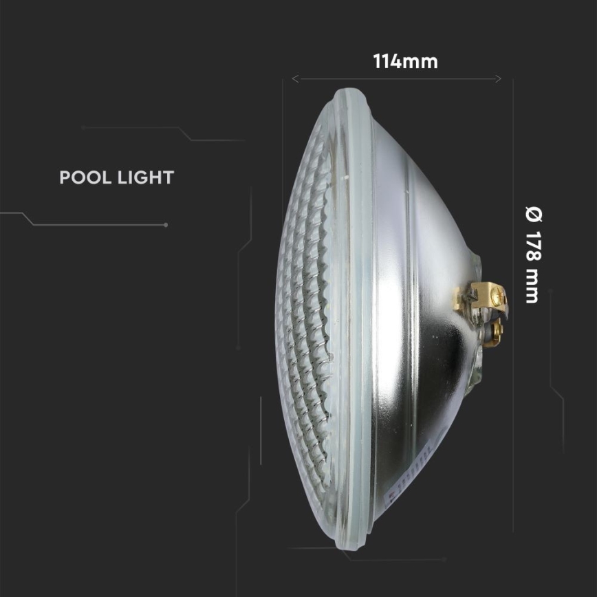 Bec LED pentru piscină LED/8W/230V IP68 3000K