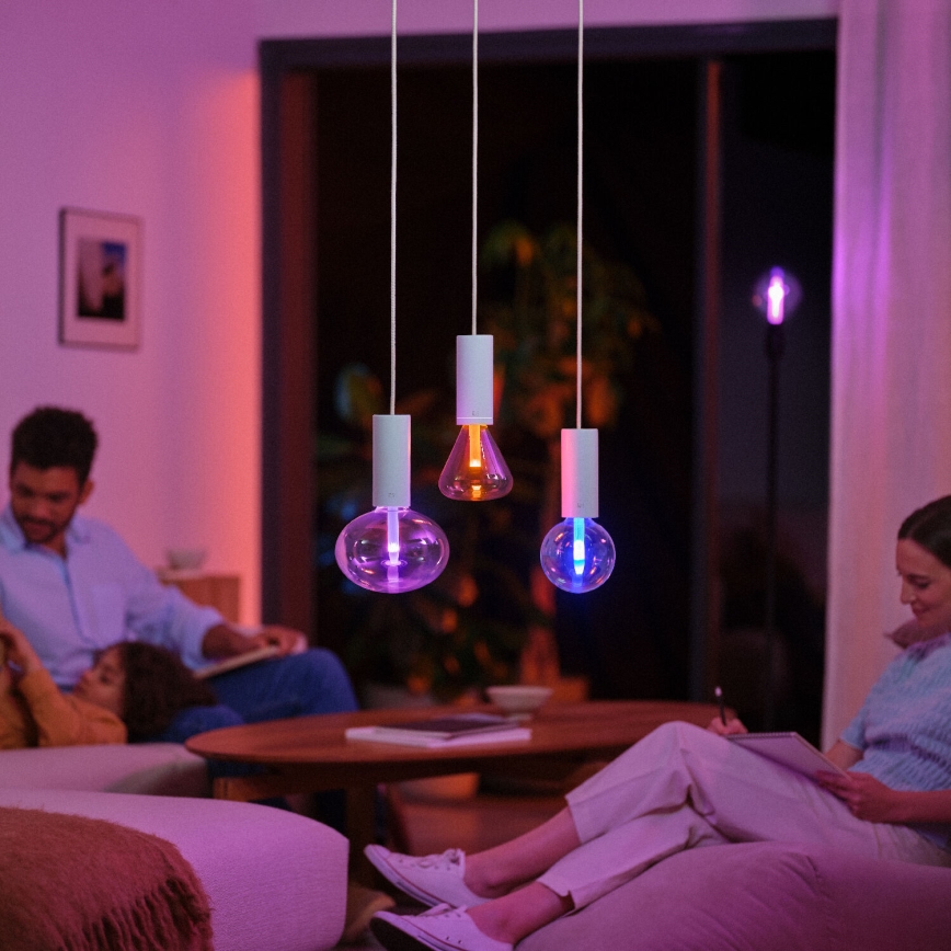 Bec LED reglabil Philips Hue White and Color Ambiance E27/6,5W/230V 2000-6500K