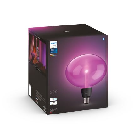 Bec LED reglabil Philips Hue White and Color Ambiance E27/6,5W/230V 2000-6500K