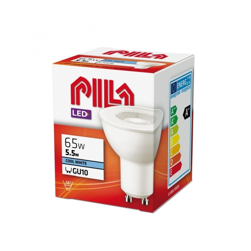 Bec LED Philips Pila PAR16 GU10/5,5W/230V 4000K