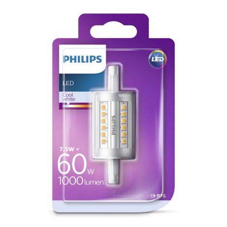Bec LED Philips R7S/7,5W/230V 4000K 79 mm