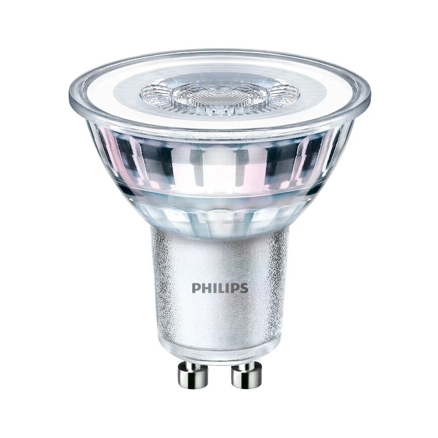 Bec LED Philips SceneSwitch PAR16 GU10, 4,8W, 230V, 2200/2500/2700K — comutare în 3 trepte