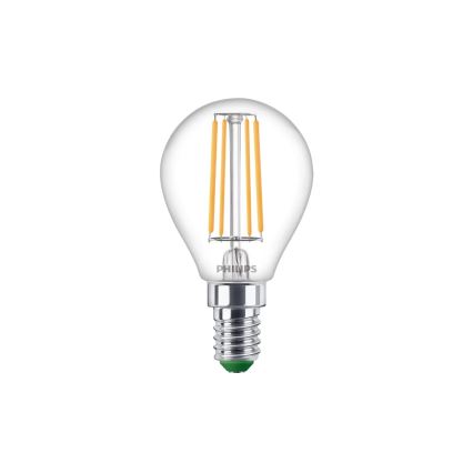 Bec LED Philips ULTRAEFFICIENT VINTAGE P45 E14/1,2W/230V 2700K