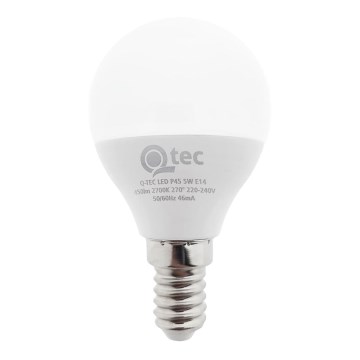 Bec LED Qtec P45 E14/5W/230V 2700K