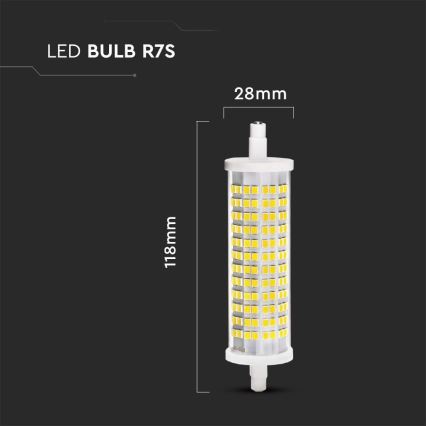 Bec LED R7s/18W/230V 3000K 118mm