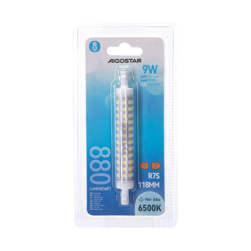 Bec LED R7S/9W/230V 6500K - Aigostar