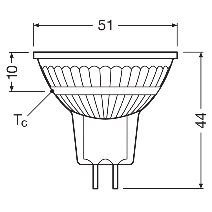Bec reflector LED dimerizabil MR16 GU5,3/5,3W/12V 4000K 36° CRI 97 - Ledvance