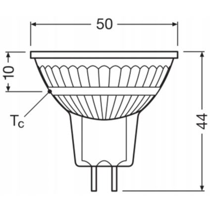 LED Bec spot dimabil MR16 GU5,3/6,8W/12V 4000K 36° CRI 90 - Ledvance
