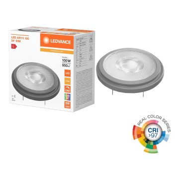 Bec LED reglabil AR111 G53/13,5W/12V 2700K 24° CRI 97 - Ledvance