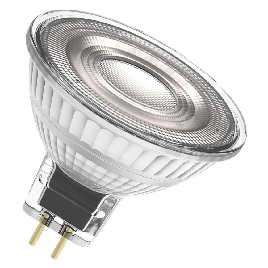 Bec LED reglabil MR16 GU5.3, 6,8 W, 12 V, 3000 K, 36°, CRI 90 - Ledvance