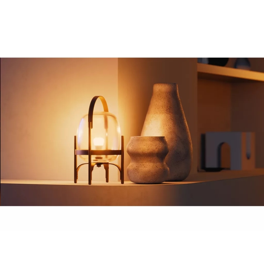 Bec LED reglabil Philips Hue WHITE E27, 13,5W, 230V, 2700K