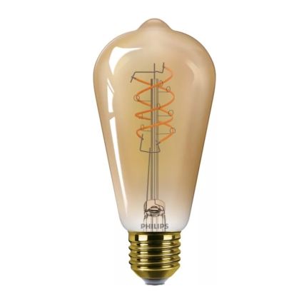 Bec LED reglabil Philips Vintage ST64 E27/7,3W/230V 2200K CRI 90