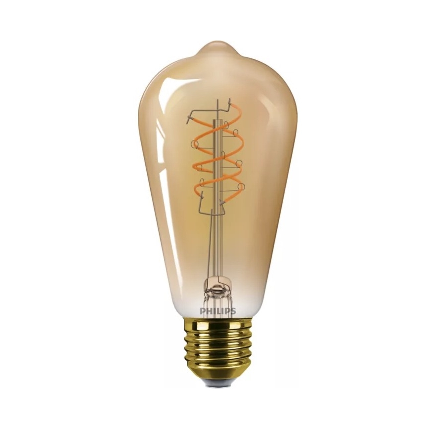 Bec LED reglabil Philips Vintage ST64 E27/7,3W/230V 2200K CRI 90