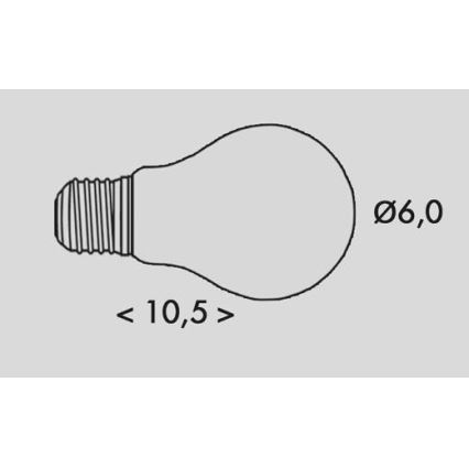 Bec LED RETRO A60 E27/5W/230V 3000K 1055lm