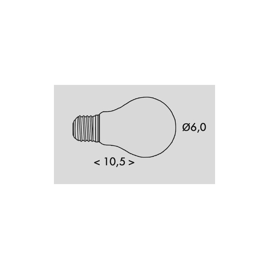 Bec LED RETRO A60 E27/5W/230V 3000K 1055lm