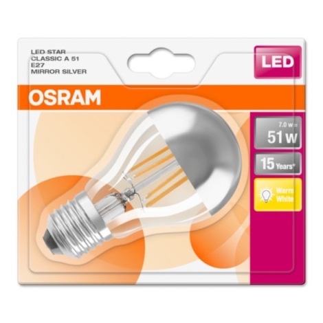 Bec LED RETROFIT E27/7W/230V 2700K - Osram