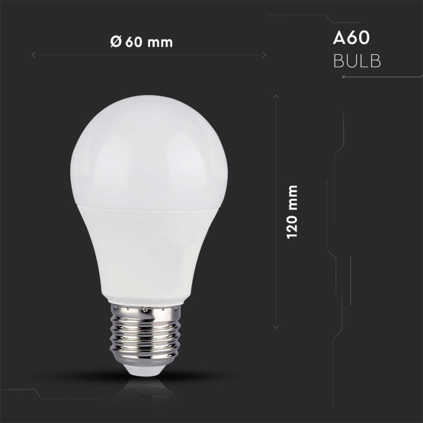 Bec LED RGB dimabil A60 E27/8,5W/230V 4000K + telecomandă